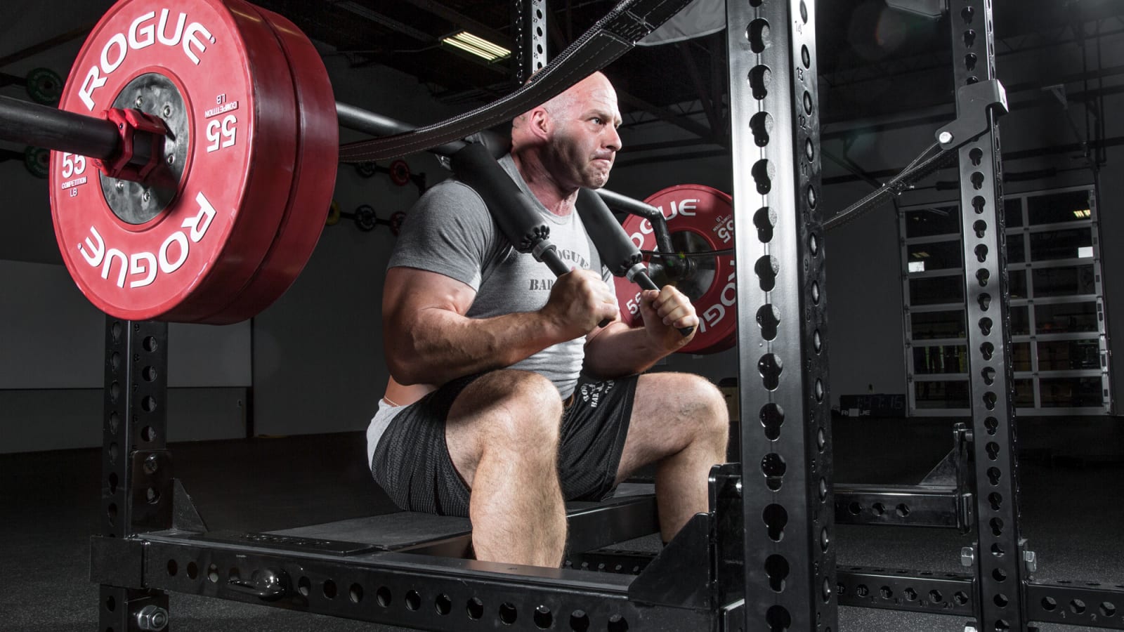 Power rack utility seat outlet